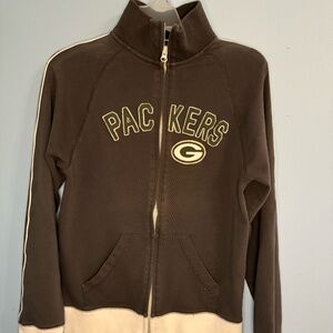 NFL Green Bay Packers Youth Zip-up Jacket size large